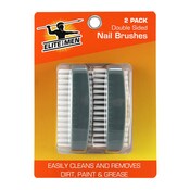 Wholesale - 2pk DOUBLE NAIL BRUSH C/P 72, UPC: 769898052194